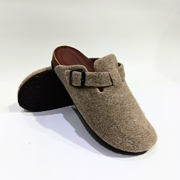 sabot pantoufle homme - beige – Image 3