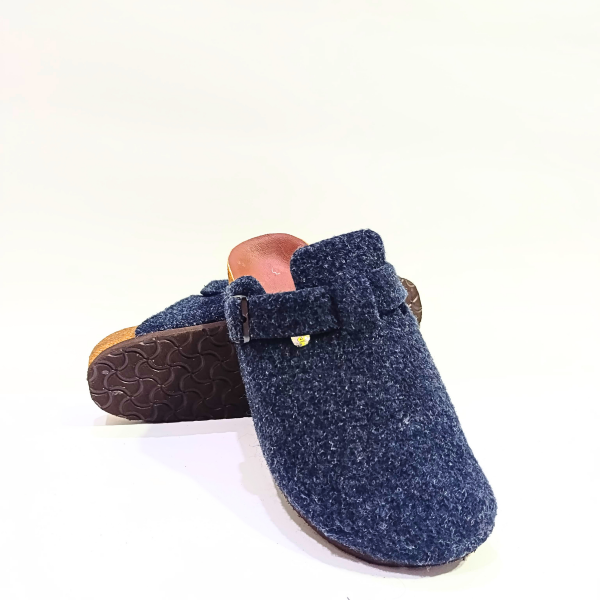 sabot pantoufle homme - bleu marine – Image 3